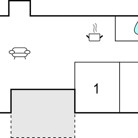 Beautiful In With Kitchen Feriehus *